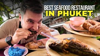 THAILAND’s TOP seafood restaurant in Phuket 🇹🇭 | Mor Mu Dong (Crab+Fish=4€)