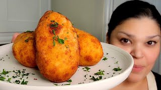PAPAS RELLENAS | Crispy Stuffed Potatoes Recipe