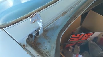 Second gen Camaro/Firebird trunk with spoiler spring replacement.