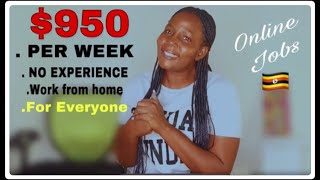 Earn $950 weekly|Make money online in uganda 2022|transcription jobs online screenshot 1