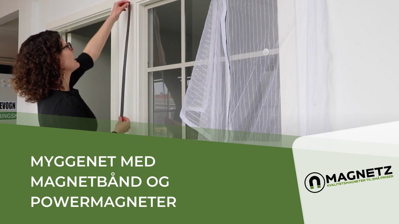 Gør-det-selv fluenet med magneter til - Myggenet