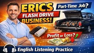 Eric White’s Flash Drive Business – Profit, Costs &amp; Break‑Even  Pre‑Intermediate English Listening