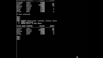 IS NOT NULL, IS NULL, NVL FUNCTION in oracle sql