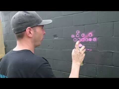 Spray Paint Techniques: Dots...