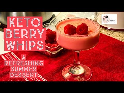 Keto Berry Whips - A Easy Keto Dessert #ketorecipes #ketodesserts #lowcarbrecipes #lowcarbdesserts