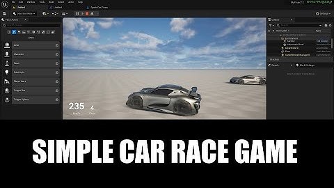 Basic Car Race Game in Unreal Engine