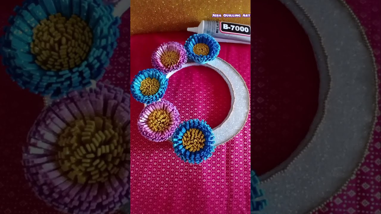 DIY Glitter Foam sheet Wall hanging 