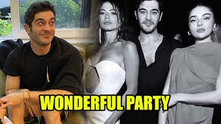 Burak Deniz and Ayca Aysin turan were spotted at the party