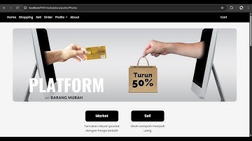 Demo website e-commerce khusus barang bekas