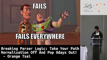 Hack.lu 2018: Take Your Path Normalization Off And Pop 0days Out! - Orange Tsai