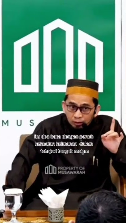 Doa Nabi Musa AS untuk menghadapi orang yang keras 💐💕| Ustadz Adi Hidayat