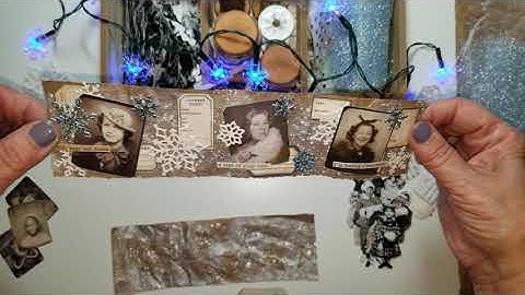 Snippet Roll Tuck and Belly Band, Winter Theme