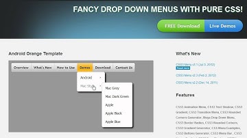CSS3Menu: GUI interface