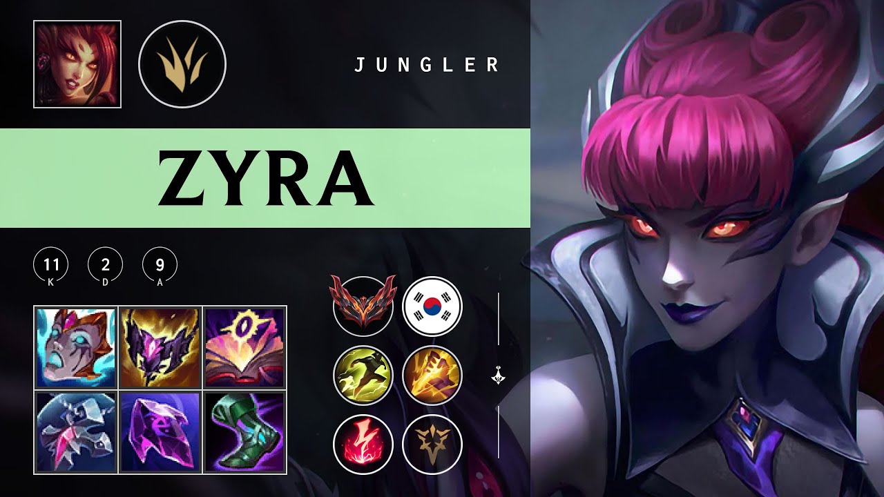 Zyra Jungle vs Dr. Mundo - KR Grandmaster Patch 25.24