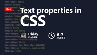 Text properties in CSS | GeeksforGeeks School