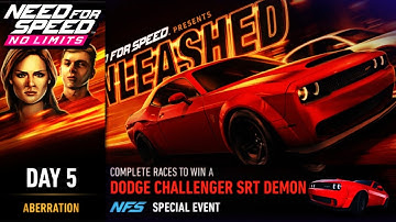 Dodge Challenger SRT Demon | NFS No Limits - Day 5 (Aberration)