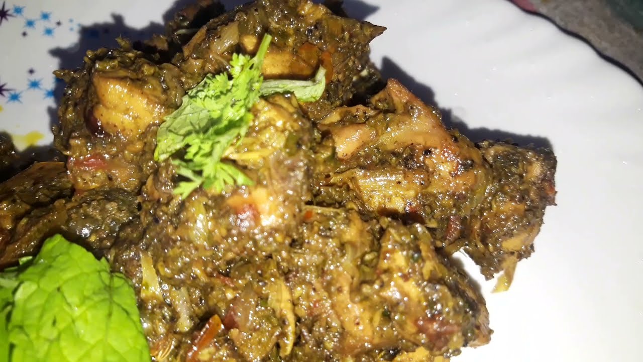 GREEN PEPPER CHICKEN MUST TRY CHICKEN RECIPE YUMMY GREEN CHICKEN