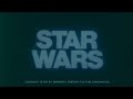 Original star wars trailer  16mm film scan sg10 color correction