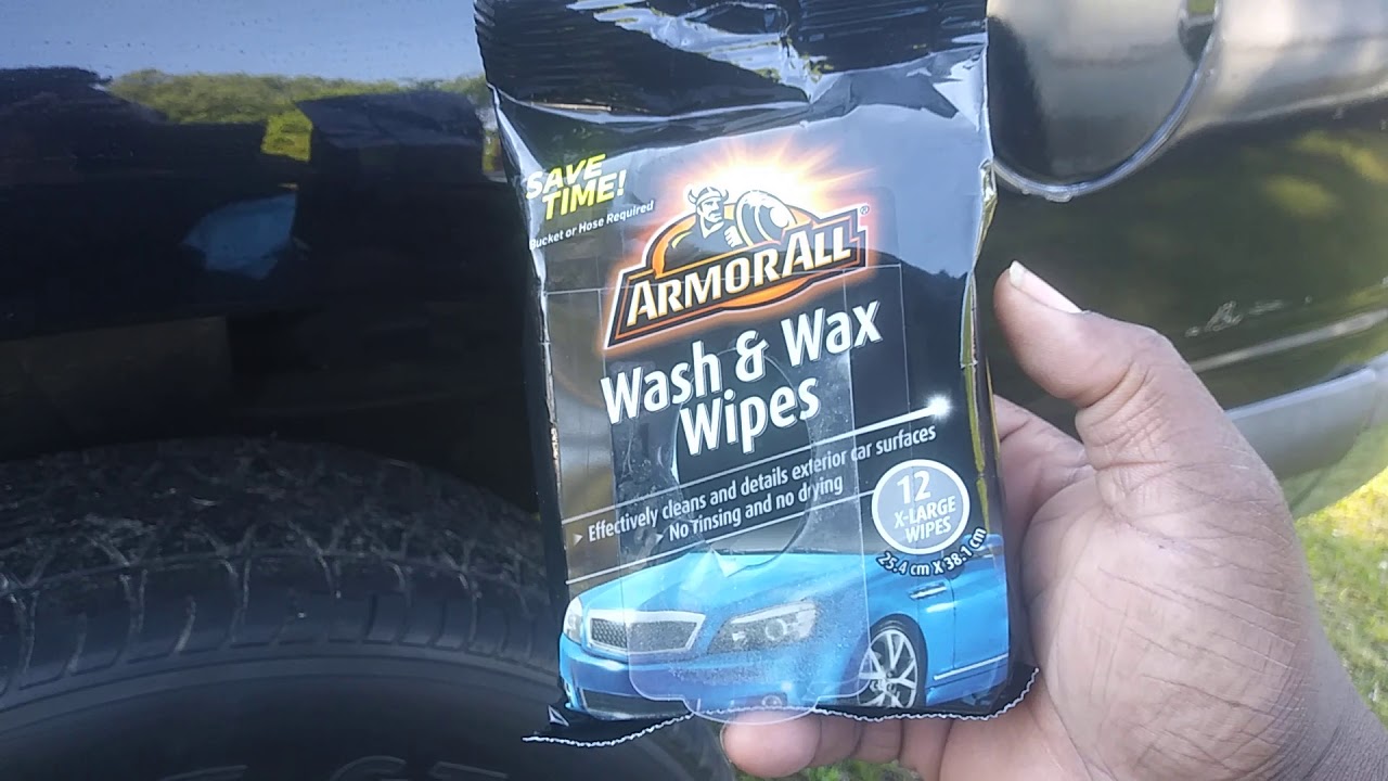 Armorall wash & wax wipes will it make black paints shine 😆 lol