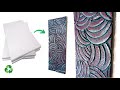 aprende como hacer este cuadro 3d decorativo FACIL de poliestireno expandido tutorial paso a paso