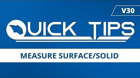 Measure Surface Solid - BobCAD CAM Quick Tip