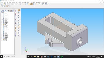 MACHINE VICE USING SOLIDEDGE : PART-1 BODY OF VICE
