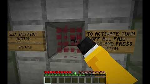 Minecraft Self destruct system V1