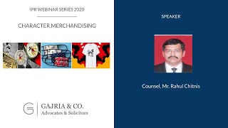 IPR Webinar Series 2020 - Character Merchandising