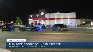 Body discovered in New Iberia Arby's freezer was employee