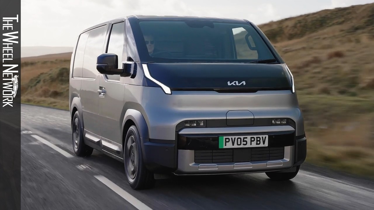 2026 Kia PV5 Cargo L2 H1 Plus 71.2 kWh 3dr FWD | Steel Grey | Driving, Interior, Exterior (UK Spec)