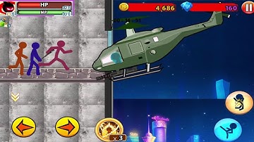 Street Stickman Grand Fighter - Anger of Stick 7 - Stickman Zombie Attacking - Android GamePlay 2017