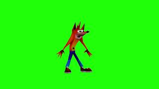 Crash Bandicoot Woah Slow Motion Green Screen