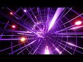 3 hour 4k metallic purple color neon Waves abstract background video loop , animation live