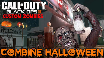 HALLOWEEN ZOMBIES ON COMBINE! - BLACK OPS 3 CUSTOM ZOMBIES MAP/MOD