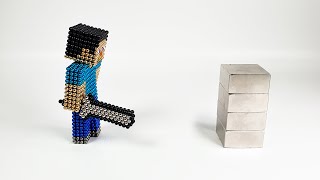 Minecraft Steve VS Monster Magnets