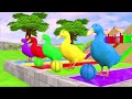 Long Slide Game With Cow Elephant Gorilla Hippopotamus Tiger 3d Animal Game Funny gg 126
