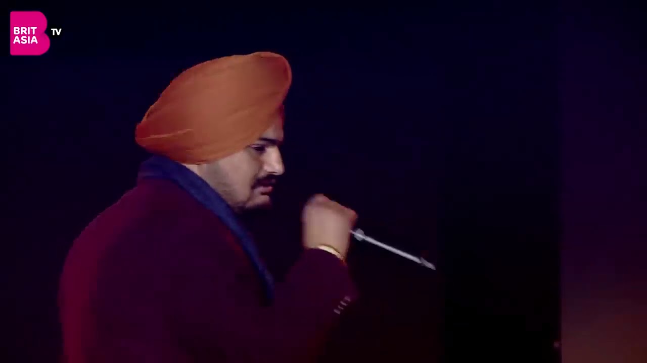 Sidhu Moose wala performing 47 In Britasia Music Awards - YouTube