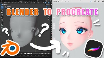 (Easy) How To Import Blender to Procreate + 4K Texture - VRChat Tutorial