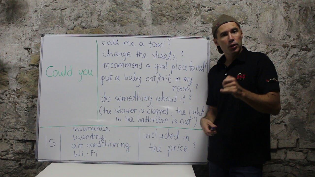 Język angielski - at a hotel - zwroty/słownictwo sytuacyjne