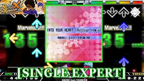 【DDR X】 INTO YOUR HEART (Ruffage remix) [SINGLE EXPERT] 譜面確認+Clap+Play