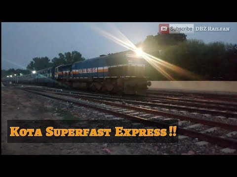 Train from Rajasthan !! 22982 Kota SuperFast ! SGNR to KOTAJunction Indian Railways