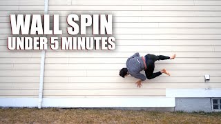 Learning Parkour - Teaching Myself How to: Wall Spin