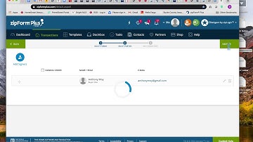 ZipForm BFI E signature video
