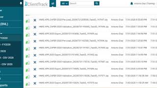 Running and Downloading an APR in Client Track.19