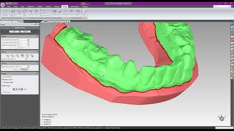 Geomagic Wrap Curve Boundary Trimming