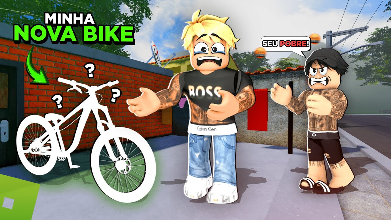 fui HUMILHADO e COMPREI minha NOVA BIKE! 😭🚲| Roblox RP