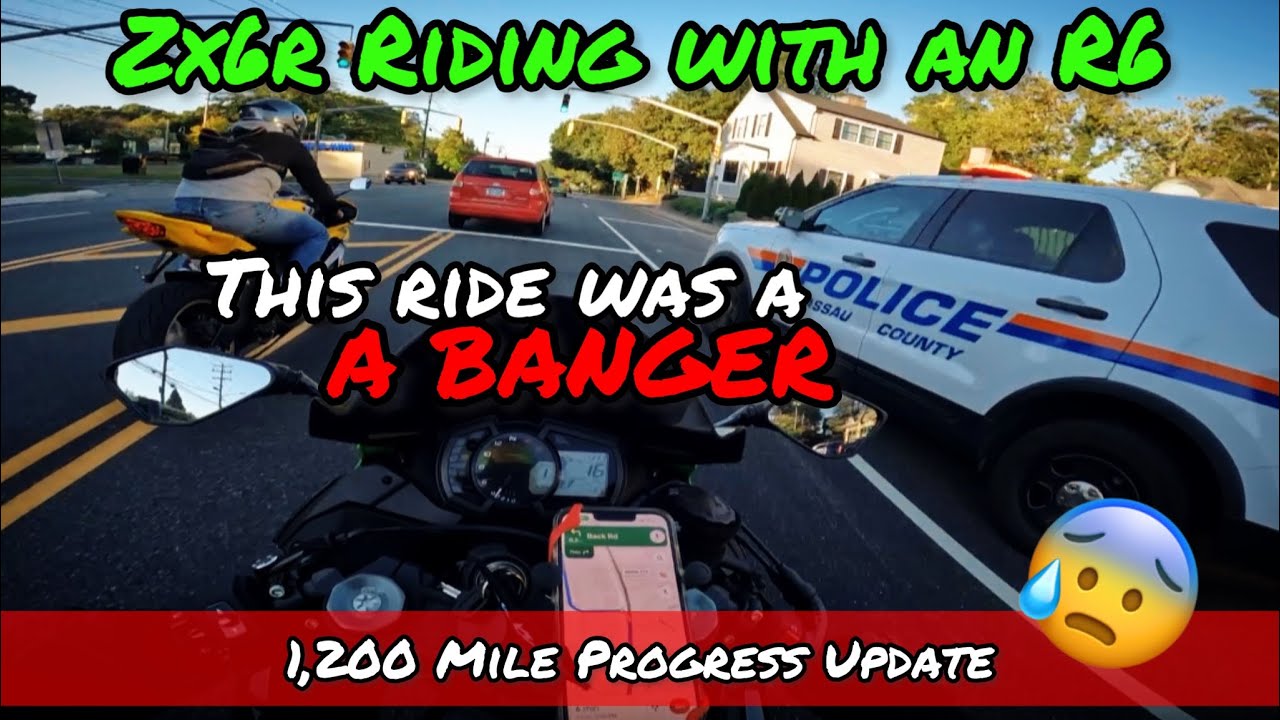 ZX6R RIDING WITH AN R6! BEGINNER RIDER 1,200 MILE PROGRESS UPDATE