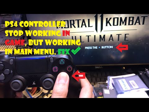 How to fix Ps4 Controller Not Working In Game, But Working In Main Menu