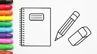Buku Pensil Penghapus ❤️ Belajar Menggambar dan Mewarnai