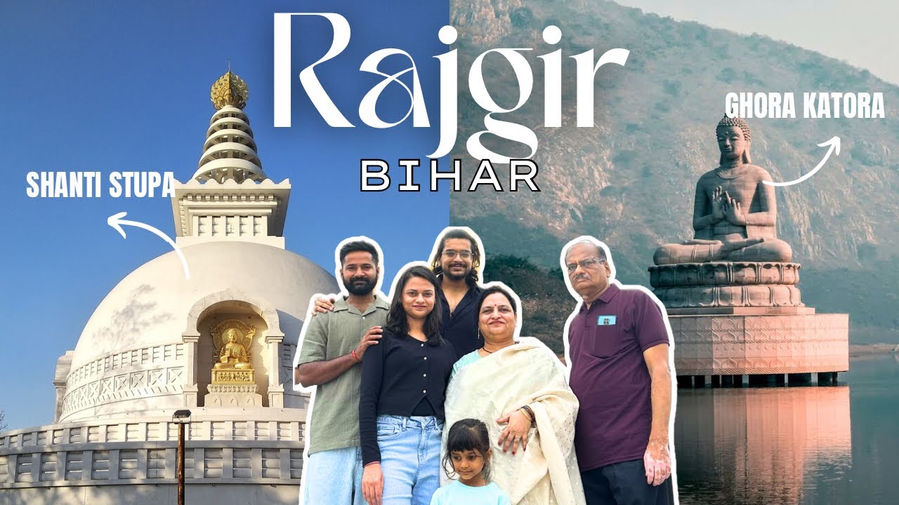 Most Peaceful Place in Bihar? Rajgir Ropeway, Shanti Stupa & Secret Lake